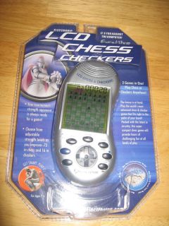 EXCALIBUR ELECTRONIC RARE COMPUTER CHESS CHECKERS HANDHELD GAME 73