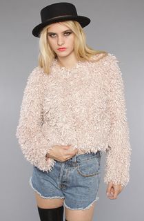 Free People The Cropped Fur Jacket Concrete