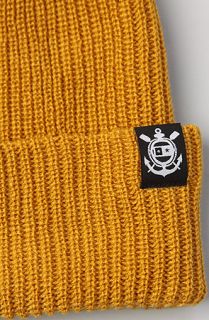 Fourstar Clothing The Anchor Label Fold Beanie in Camel  Karmaloop