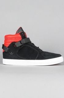 adidas The AdiRise Mid Sneaker in Black and College Red  Karmaloop