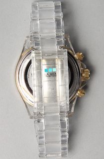La Mer The Carpe Diem Watch with Gold Bezel and White Dial  Karmaloop
