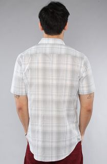 RVCA The Salty SS Buttondown Shirt in Miner Grey