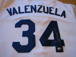 FERNANDO VALENZUELA Signed & MLB hologram Authenticated Dodgers Jersey