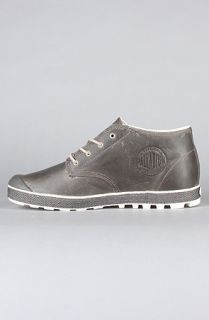 Palladium The Slim Chukka Leather Sneaker in Moon Rock Off White