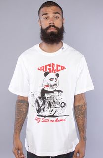 LRG The Still An Animal Tee in White Concrete