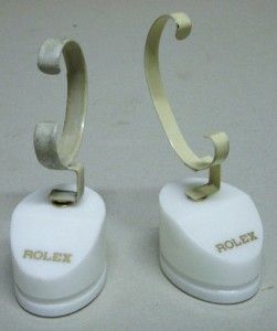  Set of Two Rolex Display Exhibition Watch Stand Swiss Made