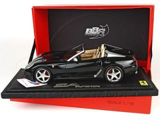 Ferrari 599 SA Aperta 2010 Stellato Black Metallic 1 18 BBR P1825D