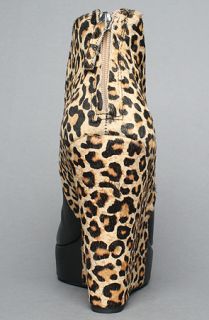 Matiko Shoes The Ty Shoe in Black and Natural Leopard