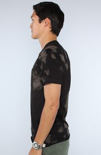 LRG The Blotto YNeck Tee in Black Concrete