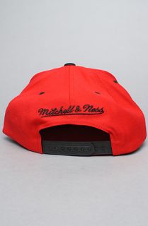 Mitchell & Ness The NFL Wool Snapback hat in Red Black