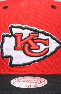 Mitchell & Ness The NFL Wool Snapback Hat in Red Black