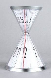 Kikkerland The Hourglass Desk Clock Concrete