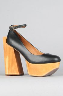 Jeffrey Campbell The Safety Shoe in Black Calf Hair