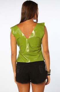 pretty thoughts green double v neck $ 90 00 converter share on tumblr