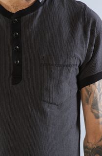 LRG The Alcoholiday Henley in Black Concrete