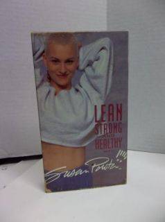 Susan Powter Lean Strong and Healthy VHS Exercise Workout