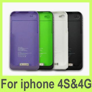 1PC 1900mAh External Backup Battery Charger Case Cover For Apple
