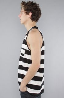 Civil The Michaels Tank Top in Black Cream