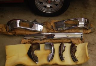 Fiat 124 Coupe CC BUMPER SET   BRAND NEW MUST SEE / MUST SELL