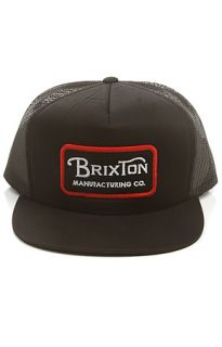 Brixton The Route III Trucker Hat in Black