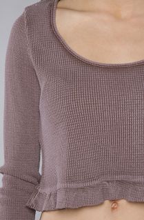 Free People The Thermal Love Top in Taupe