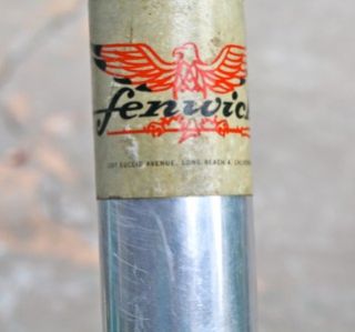 Vintage Fenwick Fishing Fly Rod Carrier Case Metal Aluminum FS70 4 7