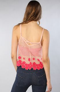 Free People The Dreaming Daisies Crop Cami in Fuchsia