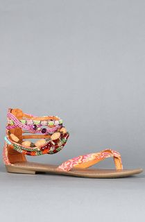 Zigi Shoes The Faithful Sandal in Orange