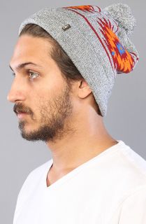 Obey The Navajo Beanie in Heather Grey