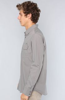 RVCA The Republic II Buttondown in Graphite