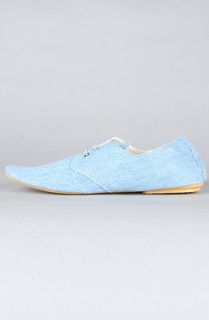 Anniel The Derby Denim Shoe in Blue Concrete