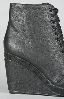 Matiko Shoes The Maude Boot in Black Concrete