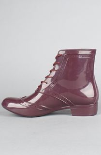Melissa Shoes The Kissing Boot in Wine