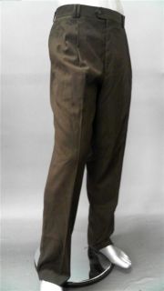 Giorgio Ferraro Mens 36 Dressy Pleated Front Slacks Pants Mid Rise