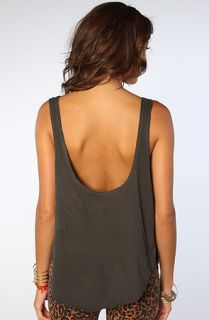 RVCA The Fruit Fashion Tank in Black Concrete