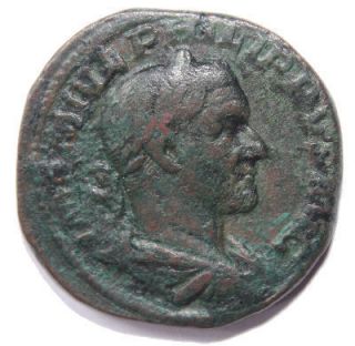 Philip I 244 249 Ad Æ Sestertius 12 7 GM