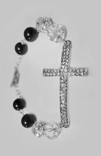 Custom Crystalz The Unique Bracelet in Black Onyx Gemstone with 10MM