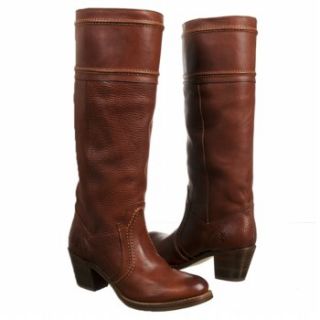 Womens Frye Jane 14L Wide Calf Redwood Leather 