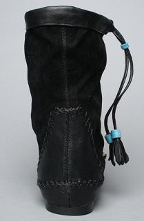 Hearts of Darkness The Rustic Moccasin Ankle Boot in Black  Karmaloop