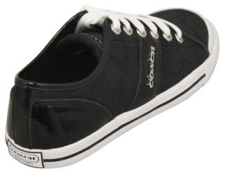 Coach Fillmore Black Black Op Art Sneakers Tennis Shoes 8 5 New