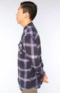 Analog The Brody Buttondown Shirt in Navy Blue