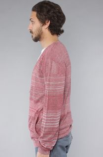 CHAMBERS The Pull Cardigan in Coral Concrete