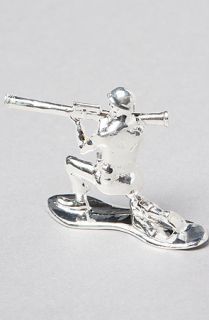 Mathmatiks Jewelry The Bazooka Army Man Incense Holder in Silver