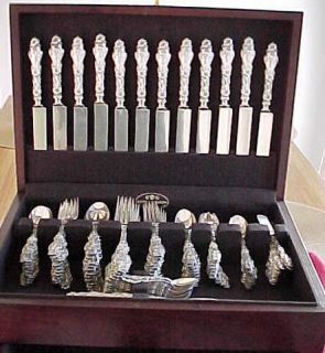 Fab Whiting Lily Sterling Silver Dinner Lunch Set 147pc