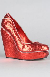 Senso Diffusion The Agnes Shoe in Red Glitter