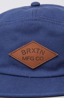 Brixton The Wharf Hat in Blue Concrete