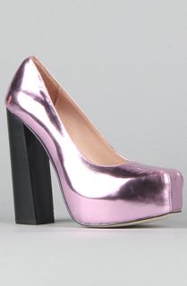 Senso Diffusion The Saffir Shoe in Pale Pink Chrome