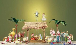  Brewster Krinkles 2012 Christmas Holy Nativity Complete Set/28