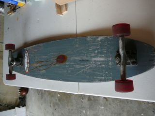  Longboard Flex Dex San Diego California 40 fiberglass skateboard