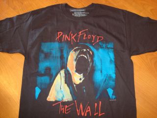 PINK FLOYD THE WALL BLACK NEW DEADSTOCK shirt Size MENS LARGE t shirt